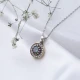 Round Shape Mystic Topaz CZ 925 Sterling Silver Pendant Round Shape Mystic Topaz CZ 925 Sterling Silver Pendant