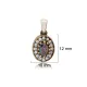 Oval Shape Mystic Topaz CZ Stone Authentic Pendant Charm Turkish Handmade Wholesale 925 Sterling Silver Jewelry Oval Shape Mystic Topaz CZ Stone Authentic Pendant Charm Turkish Handmade Wholesale 925 Sterling Silver Jewelry