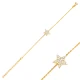 Clear Cubic CZ Star 925 Sterling Silver Bracelet
