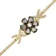 Flower Design Charm Bracelet Mystic Topaz CZ Stone Wholesale Handcrafted Turkish 925 Silver Jewelry