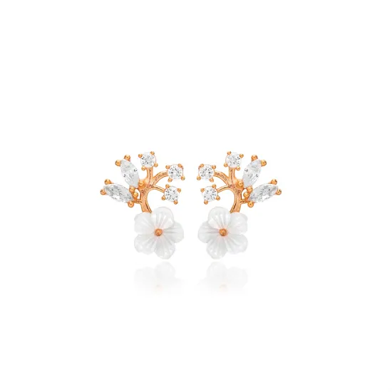 Flower Style 925 Sterling Silver Earrings Flower Style 925 Sterling Silver Earrings