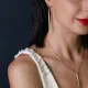 New Trend Single Long Dangle Chain 925 Silver Earrings