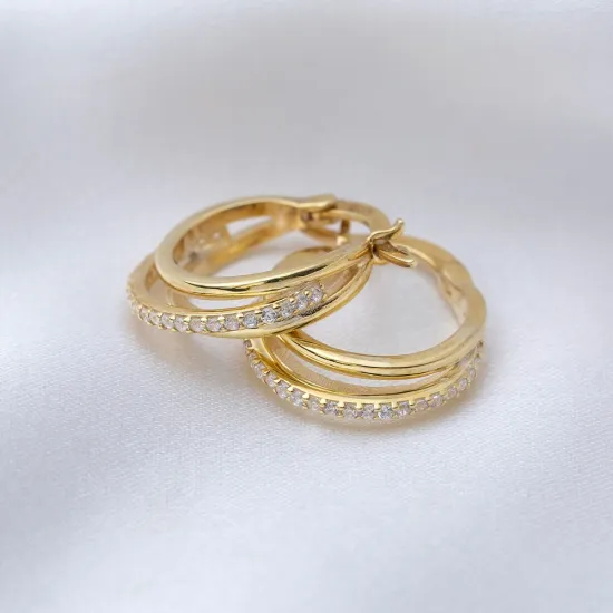Round Shape Cubic Zircon Stone Handcraft Wholesale Hoop Earrings Turkish 925 Sterling Silver Jewelry Round Shape Cubic Zircon Stone Handcraft Wholesale Hoop Earrings Turkish 925 Sterling Silver Jewelry