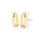Double Round Plain 925 Sterling Silver Earrings Double Round Plain 925 Sterling Silver Earrings