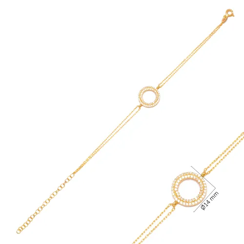 Hollow Round 925 Sterling Silver Bracelet Hollow Round 925 Sterling Silver Bracelet