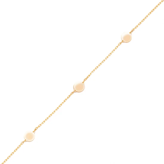 Round Shape Plain 925 Sterling Silver Bracelet | 925 Sterling Silver Wholesale | Sade Silver Round Shape Plain 925 Sterling Silver Bracelet - Sade 925 Silver Jewelry