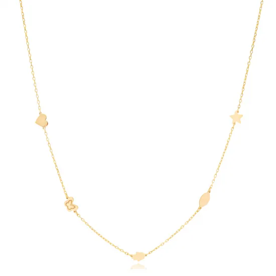 Mix Heart Butterfly Hamsa Eye Star 925 Silver Necklace Mix Heart Butterfly Hamsa Eye Star 925 Silver Necklace