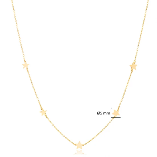 Minimalist Star Shape Plain Sterling Silver Necklace Minimalist Star Shape Plain Sterling Silver Necklace