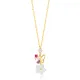 Cute Flower Design Charm Necklace Jewelry Handmade Wholesale 925 Sterling Silver Pendant