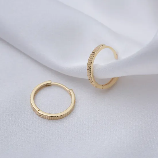 16mm Plain Dainty Everyday 925 Sterling Silver Earrings 16mm Plain Dainty Everyday 925 Sterling Silver Earrings