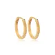 16mm Plain Dainty Everyday 925 Sterling Silver Earrings 16mm Plain Dainty Everyday 925 Sterling Silver Earrings
