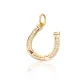 Horseshoe Good Luck Symbol 925 Sterling Silver Pendant
