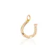 Horseshoe Good Luck Symbol 925 Sterling Silver Pendant