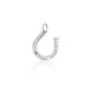 Horseshoe Good Luck Symbol 925 Sterling Silver Pendant