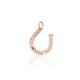Horseshoe Good Luck Symbol 925 Sterling Silver Pendant