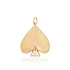 Queen Of Spades Symbol 925 Sterling Silver Pendant
