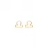 Libra Zodiac Tiny 925 Silver Stud Earrings