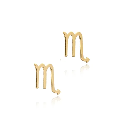 Scorpio Horoscope 925 Sterling Silver Earrings