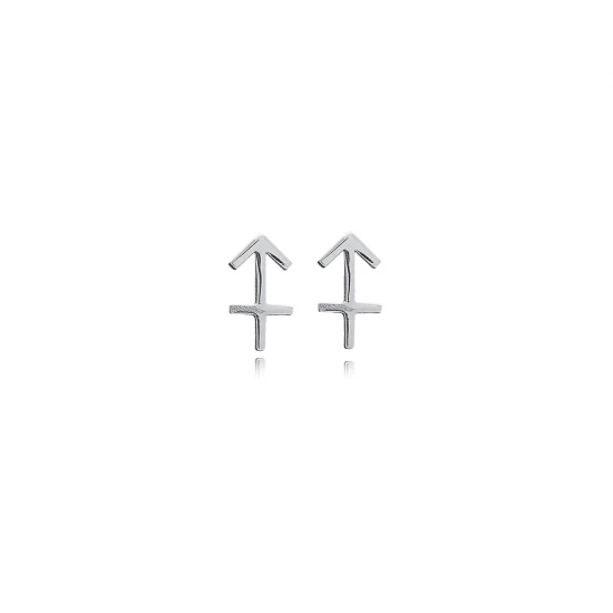Sagittarius Zodiac 925 Sterling Silver Earrings