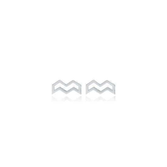 Aquarius Horoscope 925 Sterling Silver Earrings Aquarius Horoscope 925 Sterling Silver Earrings