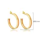 Orange Color Enamel Clear CZ Stone Hoop Earrings Turkish Handcrafted 925 Silver Sterling Jewelry Orange Color Enamel Clear CZ Stone Hoop Earrings Turkish Handcrafted 925 Silver Sterling Jewelry