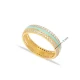 Light Blue Color Enamel White CZ Band 925 Silver Ring Light Blue Color Enamel White CZ Band 925 Silver Ring