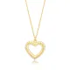 CZ Stone Trendy Hollow Heart Design Handcrafted Charm Necklace925 Silver Jewelry Turkish Wholesale