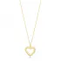 CZ Stone Trendy Hollow Heart Design Handcrafted Charm Necklace925 Silver Jewelry Turkish Wholesale