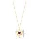 Mix Symbol Design Amethyst Heart Shaped Charm Necklace Women Jewelry 925 Silver Wholesale Mix Symbol Design Amethyst Heart Shaped Charm Necklace Women Jewelry 925 Silver Wholesale