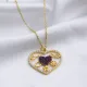 Mix Symbol Design Amethyst Heart Shaped Charm Necklace Women Jewelry 925 Silver Wholesale Mix Symbol Design Amethyst Heart Shaped Charm Necklace Women Jewelry 925 Silver Wholesale
