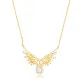 Drop Shape CZ Stone Angel Wing Design Charm Necklace 925 Silver Turkish Wholesale Jewelry Drop Shape CZ Stone Angel Wing Design Charm Necklace 925 Silver Turkish Wholesale Jewelry