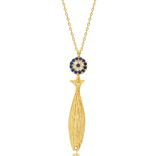 Round Shape Evil Eye CZ Stone Fish Design Long Earring Turkish Handcrafted Jewelry 925 Silver Round Shape Evil Eye CZ Stone Fish Design Long Earring Turkish Handcrafted Jewelry 925 Silver
