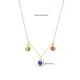 Mix Colorful Shaker Ball 925 Sterling Silver Necklace | 925 Sterling Silver Wholesale | Sade Silver Mix Colorful Shaker Ball 925 Sterling Silver Necklace - Sade 925 Silver Jewelry