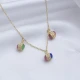 Mix Colorful Shaker Ball 925 Sterling Silver Necklace | 925 Sterling Silver Wholesale | Sade Silver Mix Colorful Shaker Ball 925 Sterling Silver Necklace - Sade 925 Silver Jewelry