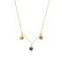 Mix Colorful Shaker Ball 925 Sterling Silver Necklace