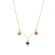 Mix Colorful Shaker Ball 925 Sterling Silver Necklace | 925 Sterling Silver Wholesale | Sade Silver Mix Colorful Shaker Ball 925 Sterling Silver Necklace - Sade 925 Silver Jewelry