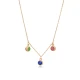 Mix Colorful Shaker Ball 925 Sterling Silver Necklace | 925 Sterling Silver Wholesale | Sade Silver Mix Colorful Shaker Ball 925 Sterling Silver Necklace - Sade 925 Silver Jewelry