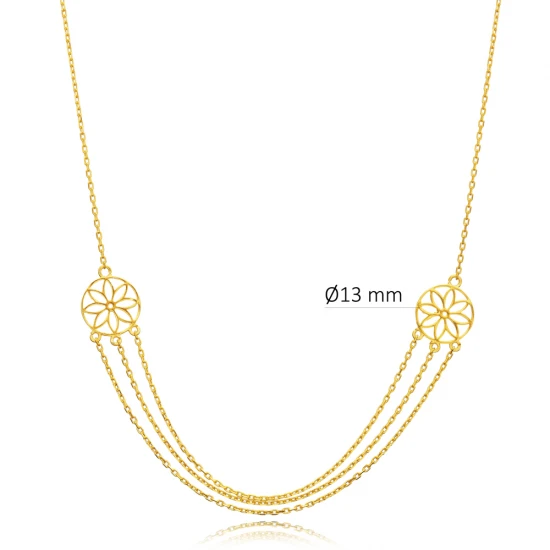 Dream Catcher Silvere 925 Sterling Silver Necklace | 925 Sterling Silver Wholesale | Sade Silver Dream Catcher Silvere 925 Sterling Silver Necklace - Sade 925 Silver Jewelry