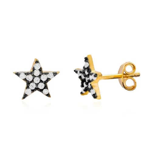Star Cute Earrings in 925 Sterling Silver