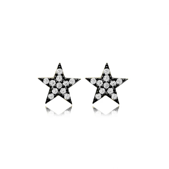 Star Cute Earrings in 925 Sterling Silver