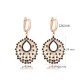 Cubic Black CZ Dangle 925 Sterling Silver Earrings Cubic Black CZ Dangle 925 Sterling Silver Earrings