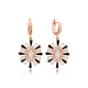 All Clear No Black Ink 925 Sterling Silver Earrings
