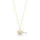 Clear CZ 13mm Flower 925 Sterling Silver Necklace Clear CZ 13mm Flower 925 Sterling Silver Necklace