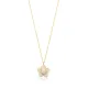 Clear CZ 13mm Flower 925 Sterling Silver Necklace Clear CZ 13mm Flower 925 Sterling Silver Necklace