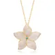 Ø27 mm Star Flower Charm Mother of Pearl Enamel Turquoise Stone Charm Necklace Handmade Wholesale 925 Sterling Silver Ø27 mm Star Flower Charm Mother of Pearl Enamel Turquoise Stone Charm Necklace Handmade Wholesale 925 Sterling Silver