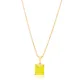 Yellow Color Natural 925 Sterling Silver Necklace
