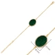 Malachite Oval 925 Sterling Silver Bracelet Malachite Oval 925 Sterling Silver Bracelet