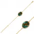 Oval Turquoise 925 Sterling Silver Bracelet