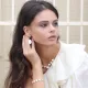 Mother Of Pearl CZ Oval Dangle Sterling Silver Earrings Mother Of Pearl CZ Oval Dangle Sterling Silver Earrings