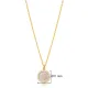 Mother of Pearl CZ Stone New Trend Charm Necklace Jewelry Turkish Wholesale 925 Sterling Silver Mother of Pearl CZ Stone New Trend Charm Necklace Jewelry Turkish Wholesale 925 Sterling Silver